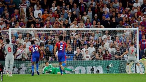 Crystal Palace 0 2 Liverpool James Milner And Sadio Mane Score As