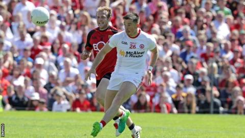 O'Neill scored two goals in the 2017 Ulster Championship final