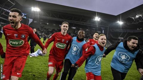 Andrezieux celebrate