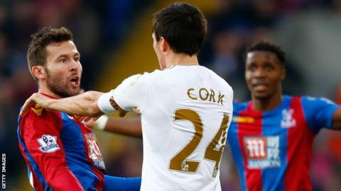 Yohan Cabaye and Jack Cork
