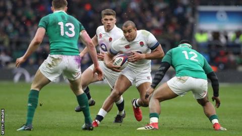 Jonathan Joseph playing for England