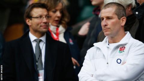 Rob Andrew and Stuart Lancaster
