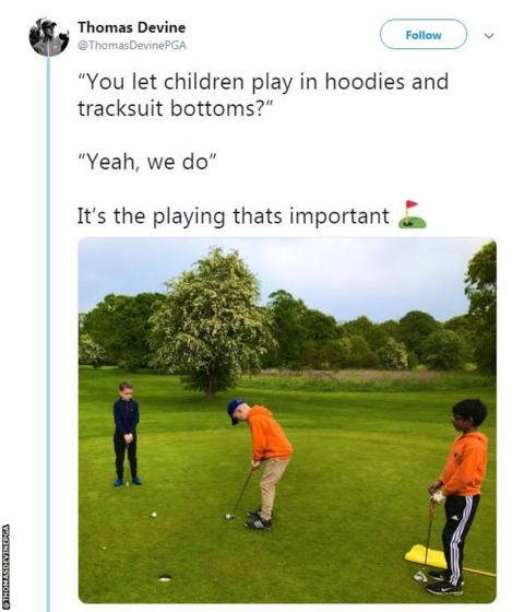 junior golfers
