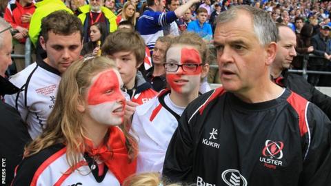 Brian McLaughlin led Ulster to a Heineken Cup final against Leinster in 2012