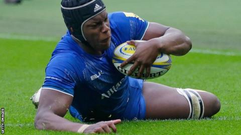 Maro Itoje in action for Saracens