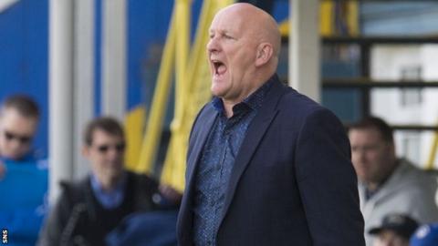 Dumbarton manager Jim Duffy