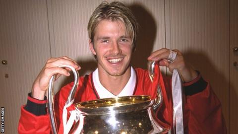 David Beckham to play for Man Utd in 1999 Champions League ...