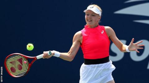 British number three tennis player Harriet Dart