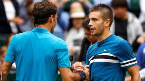 Federer congratulates Coric