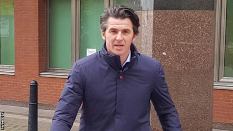 Joey Barton leaves Sheffield Crown Court