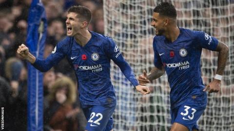Chelsea's Christian Pulisic and Emerson
