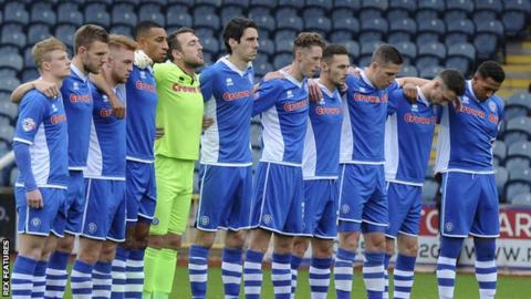 Rochdale players