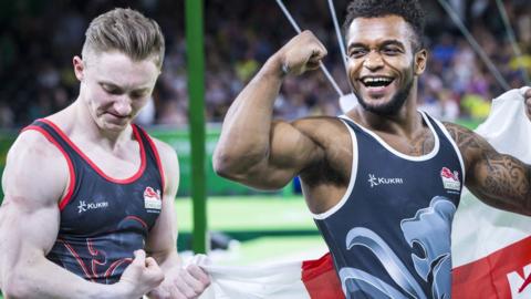 Nile Wilson and Courtney Tulloch