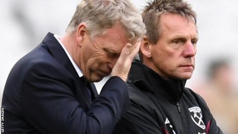 David Moyes and Stuart Pearce at West Ham