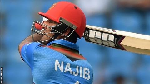 Najibullah Zadran's inning helped Afghanistan recover from 50-5 to reel in the Ireland total