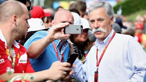 Formula 1 boss Chase Carey