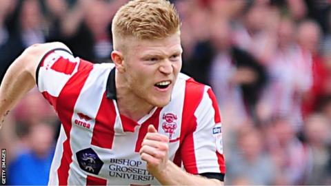 Elliott Whitehouse in action for Lincoln