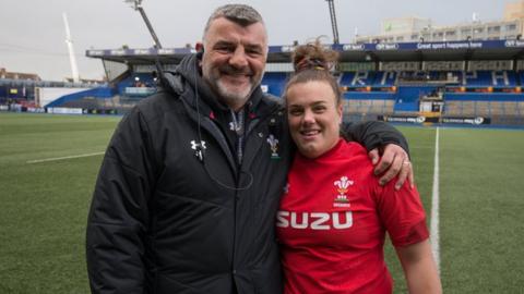 Rowland Phillips and daughter Carys