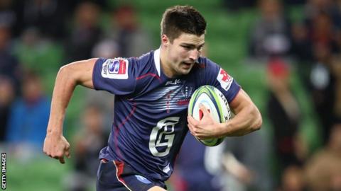 Jack Maddocks of Melbourne Rebels is one of five uncapped players in the squad