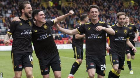 Livingston players celebrate