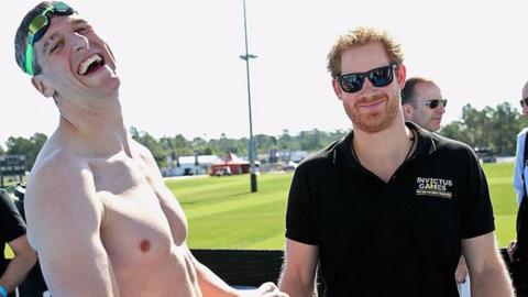 Dave Wiseman and Prince Harry