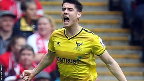 Oxford United midfielder Callum O'Dowda