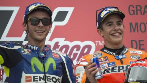 Rossi and Marquez