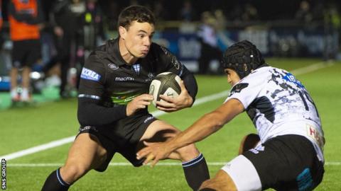 Glasgow Warriors wing Lee Jones