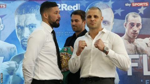 Tony Bellew and BJ Flores