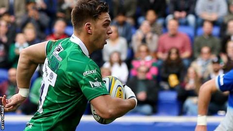 London Irish winger Alex Lewington
