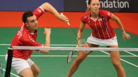 Chris and Gabby Adcock have made the last eight in Indonesia