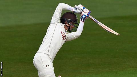Surrey all-rounder Sam Curran's 62 with the bat at Edgbaston followed his 5-44 with the ball on Sunday
