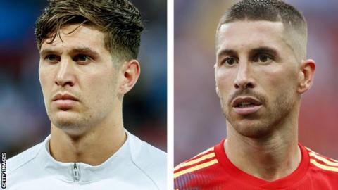 John Stones and Sergio Ramos
