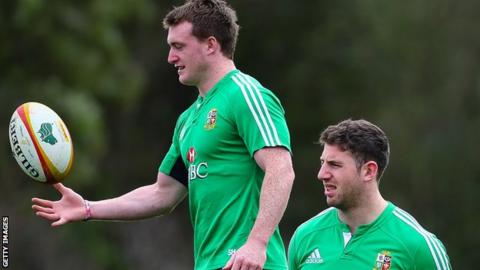 Stuart Hogg and Alex Cuthbert