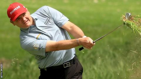 Paul Lawrie in action last April