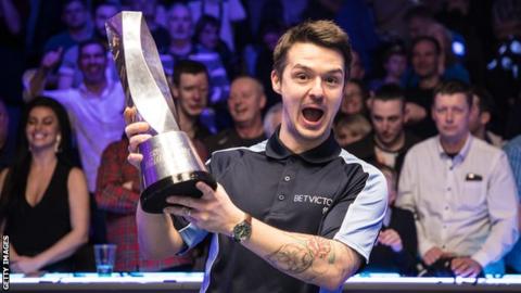 Snooker player Michael Holt
