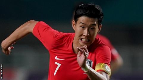 South Korea forward Son Heung-min