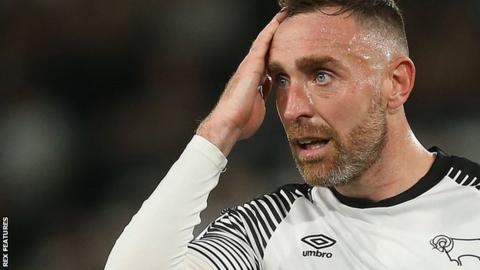 Richard Keogh in action for Derby