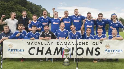 Kyles Athletic win the MacAulay Cup