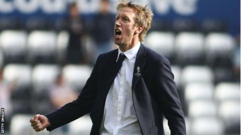 Swansea City manager Graham Potter