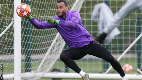 Tottenham goalkeeper Michel Vorm