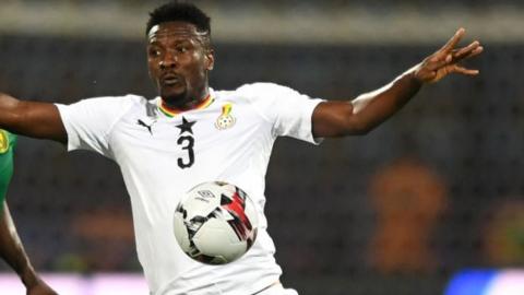 Ghana's Asamoah Gyan