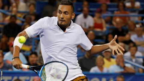Kyrgios has been involved in several altercations with officials during his career