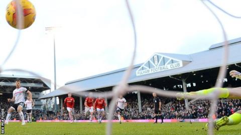 Chris Martin scores penalty for Fulham