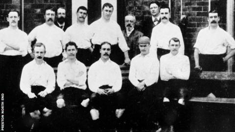 Preston North End's 'Invincibles' team of 1888-89.
