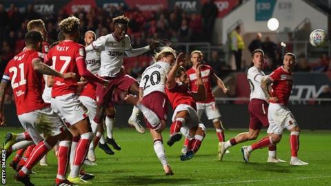 Birkir Bjarnason scores for Aston Villa
