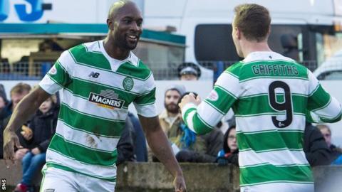 Celtic forwards Carlton Cole and Leigh Griffiths