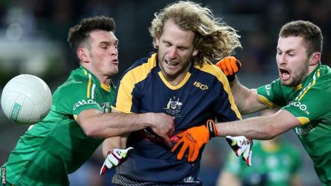 Ireland beat Australia 56-52 in the last match at Croke Park in November 2015