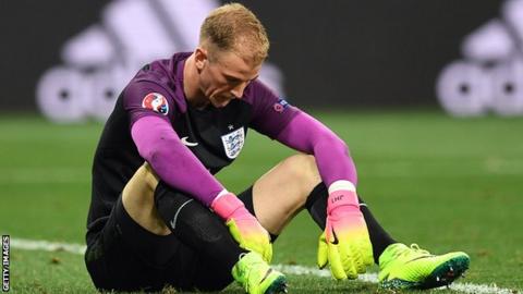 England goalkeeper Joe Hart