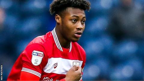 Antoine Semenyo in action for Bristol City